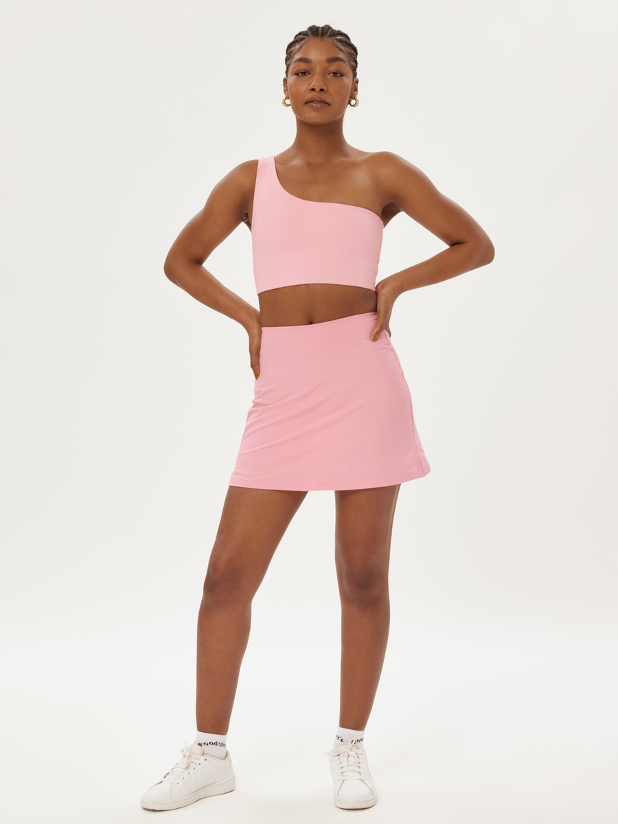 Girlfriend Collective High Rise Skort - Candy Pink – Yogamatters