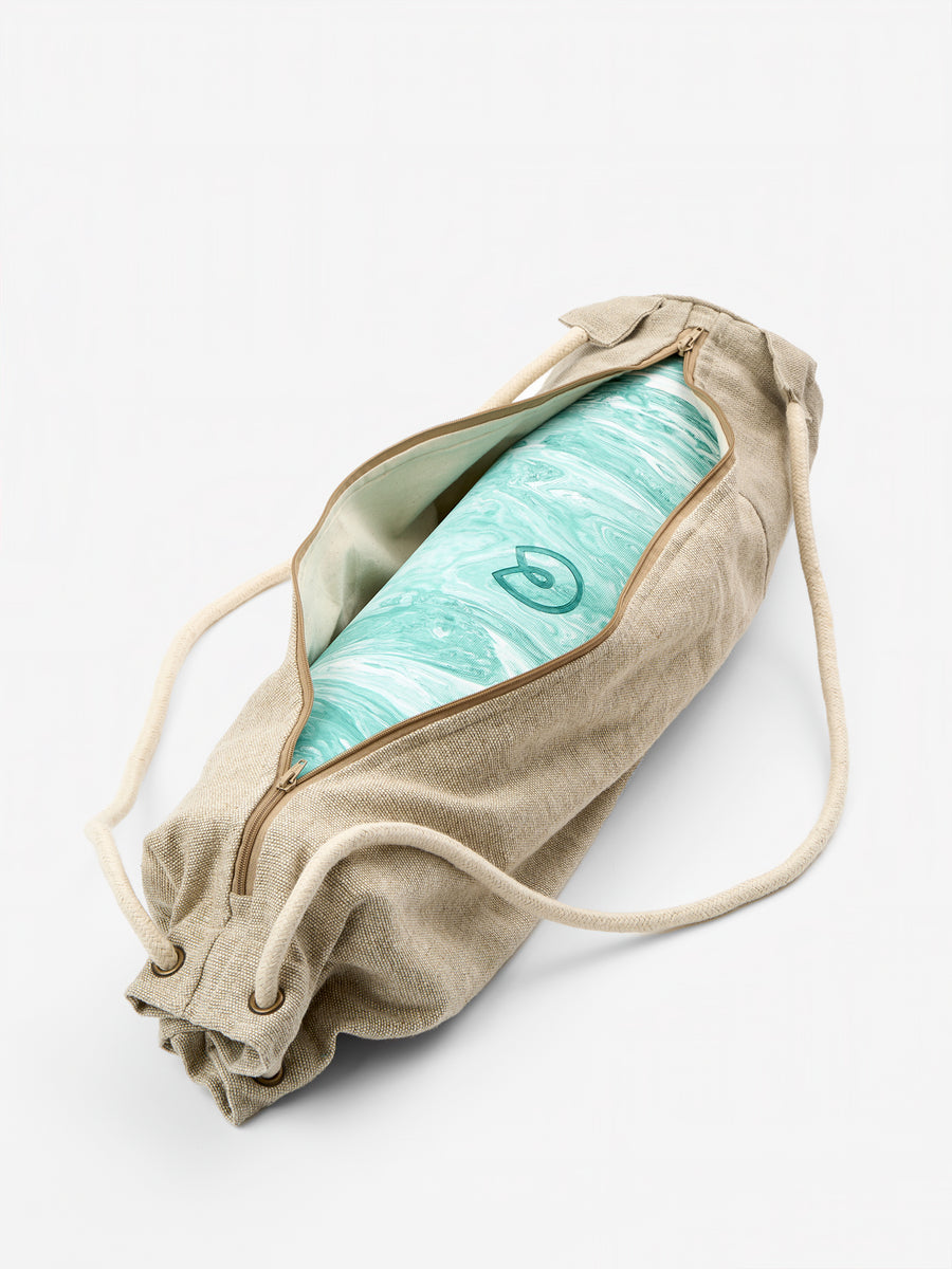 Yogamatters Hemp Organic Cotton Yoga Mat Bag Natural