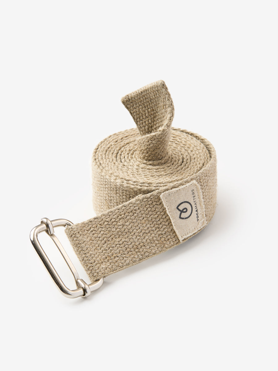 Raw Hemp Jute Yoga Strap – ONE PILLAR