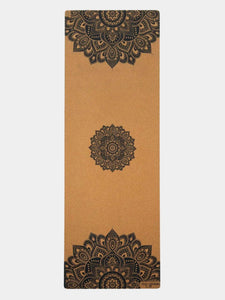 Yoga Design Lab Cork Mat 1.5mm - Mandala Black