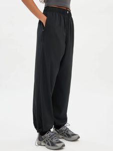 Girlfriend Collective Amy Adjustable Pants - Black