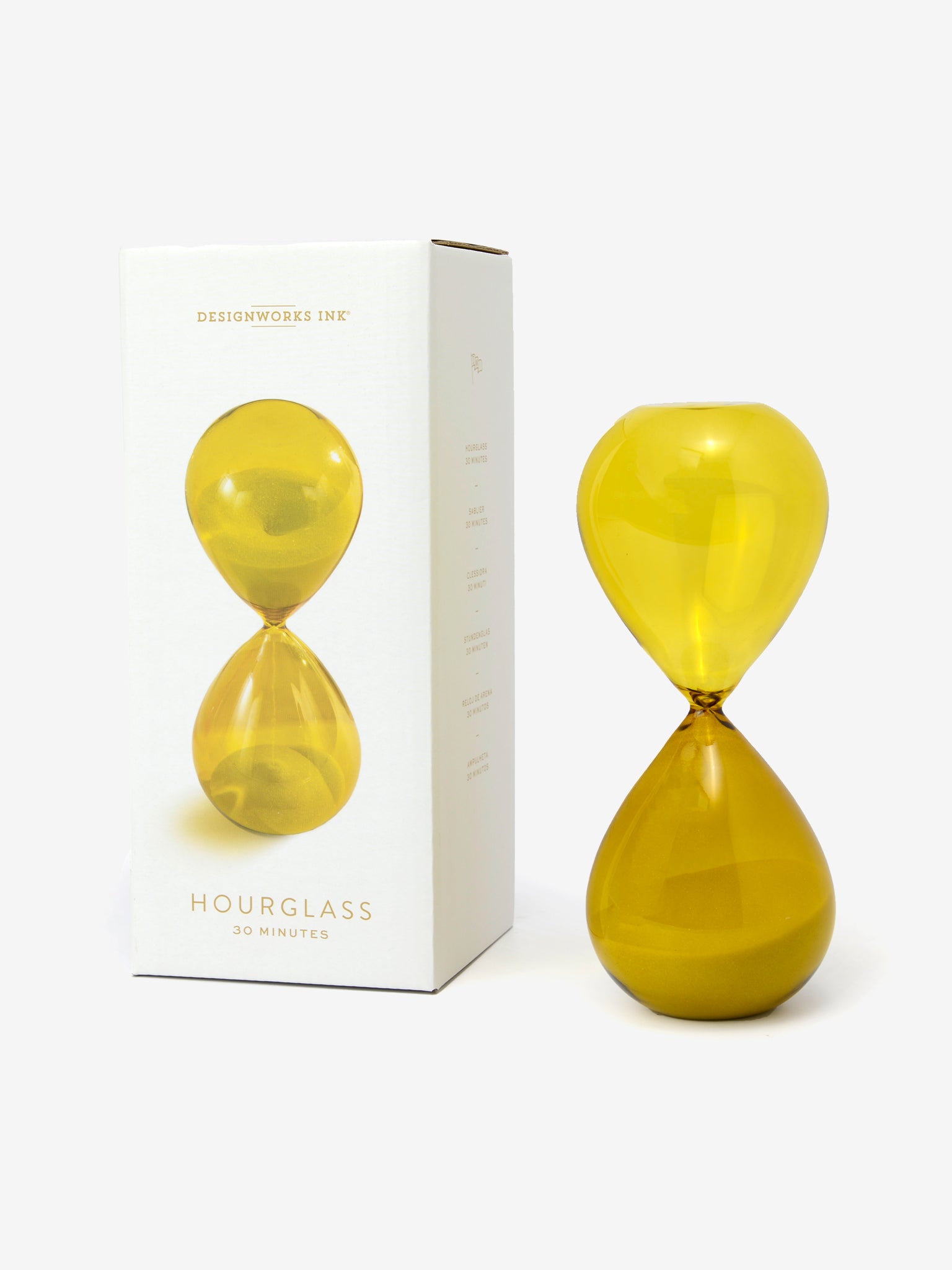 Designworks Ink 30 Minute Hourglass - Chartreuse