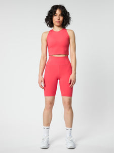 Girlfriend Collective Compressive High-Rise Bike Shorts - Geranium