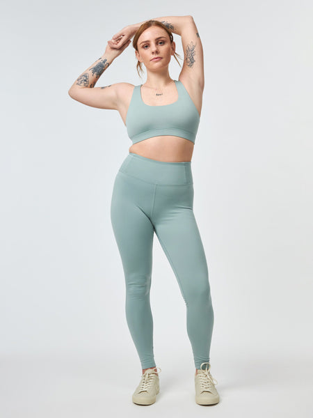Girlfriend Collective Float High Rise Leggings - Chinoiserie – Yogamatters