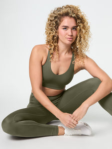 Girlfriend Collective Float Lola Bra - Cured Green