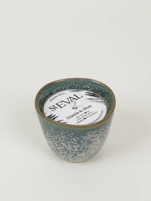 St. Eval Enchantment Candle Pot - Granite & Moss