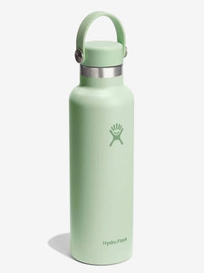 Hydro Flask 621ml (21oz) Standard Mouth Bottle with Flex Cap - Aloe