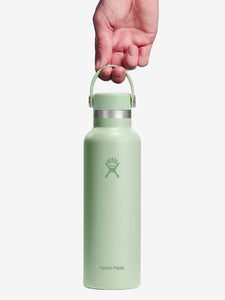 Hydro Flask 621ml (21oz) Standard Mouth Bottle with Flex Cap - Aloe