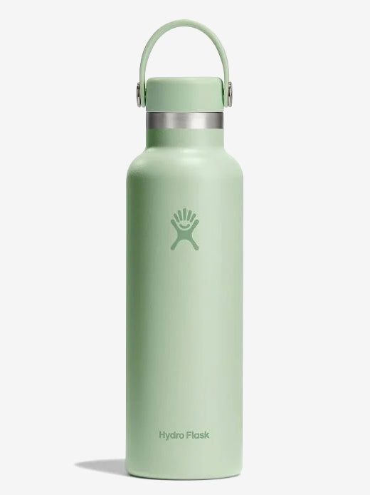 Hydro Flask 621ml (21oz) Standard Mouth Bottle with Flex Cap - Aloe