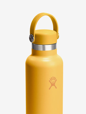 Hydro Flask 621ml (21oz) Standard Mouth Bottle with Flex Cap - Sunbeam