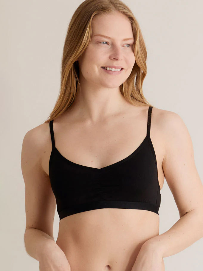 Komodo Anastasia Organic Cotton Bra - Black