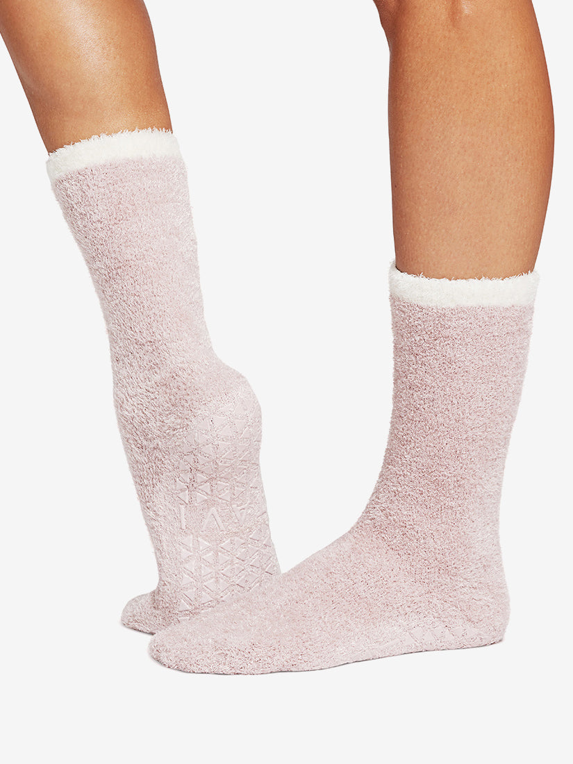 Tavi Noir Lounge Grip Socks - Soft Blush - One Size