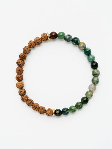 Mala Bead Bracelet - Indian Agate