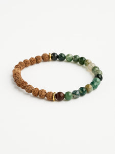 Mala Bead Bracelet - Indian Agate