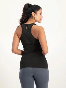 Urban Goddess Metatron Core Yoga Tank - Onyx Black