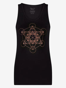 Urban Goddess Metatron Core Yoga Tank - Onyx Black