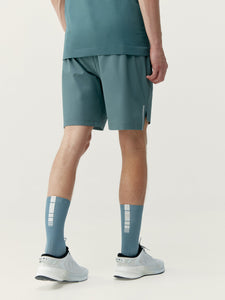 Born Natron Double Layer Short - Grey Green/Road Grey