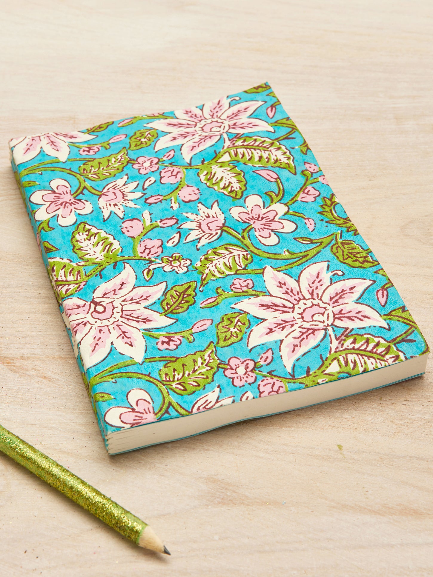 Namaste Block Print Notebook - Lily