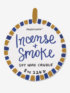 Paddywax Adopo Eye Ceramic Candle - Incense & Smoke