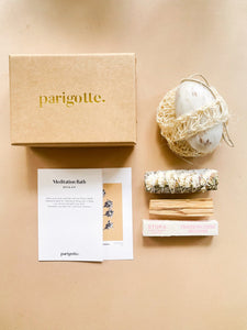 Parigotte Meditation and Bath Ritual Kit