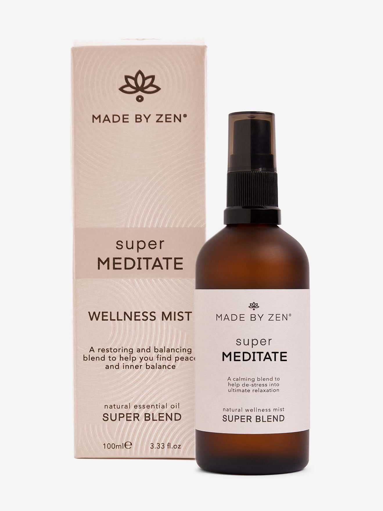 Made by Zen Super Blend Wellness Mist Spray - Meditate