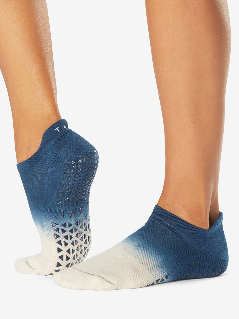 Tavi Noir Savvy Grip Socks - Indigo Ombre