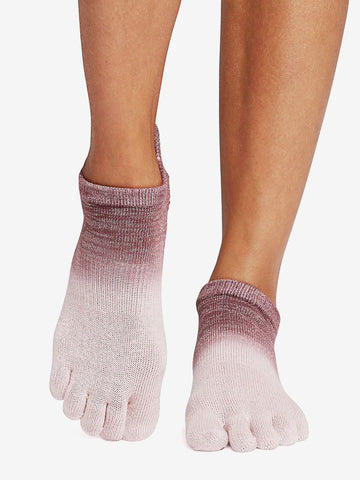 ToeSox Full Toe Low Rise Grip Socks - Winterize