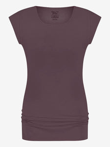 Urban Goddess Asana Yoga Tee - Berry