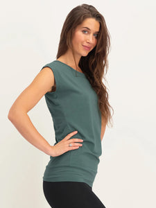 Urban Goddess Asana Yoga Tee - Forest