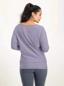 Urban Goddess Budhi Long Sleeve Yoga Top - Lilac