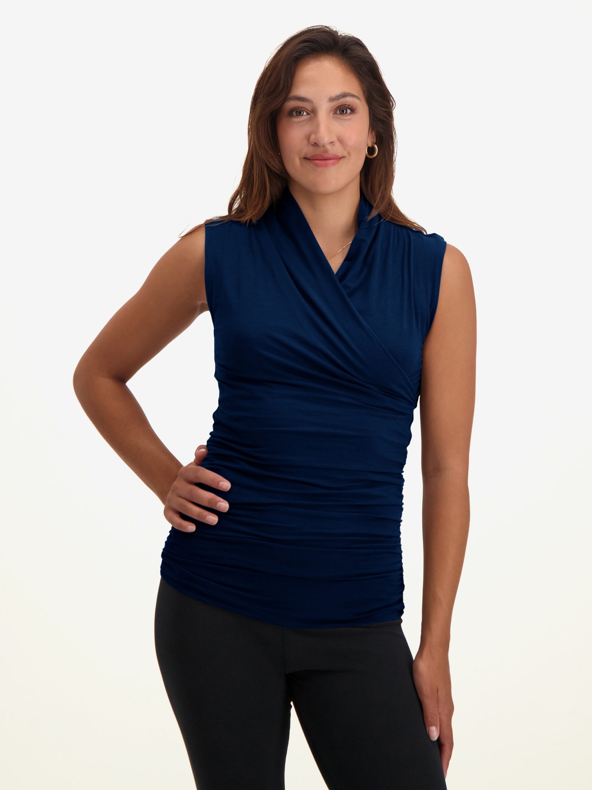 Urban Goddess Good Karma Yoga Top - Midnight