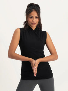 Urban Goddess Good Karma Yoga Top - Onyx Black