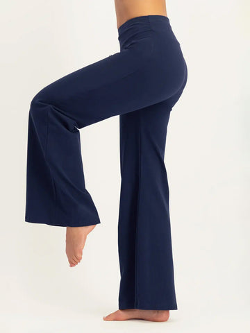 Urban Goddess Mave Wide Leg Yoga Pants - Midnight