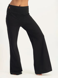 Urban Goddess Mave Wide Leg Yoga Pants - Onyx Black