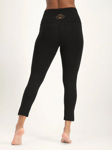 Urban Goddess Surya 7/8 Yoga Leggings - Onyx Black