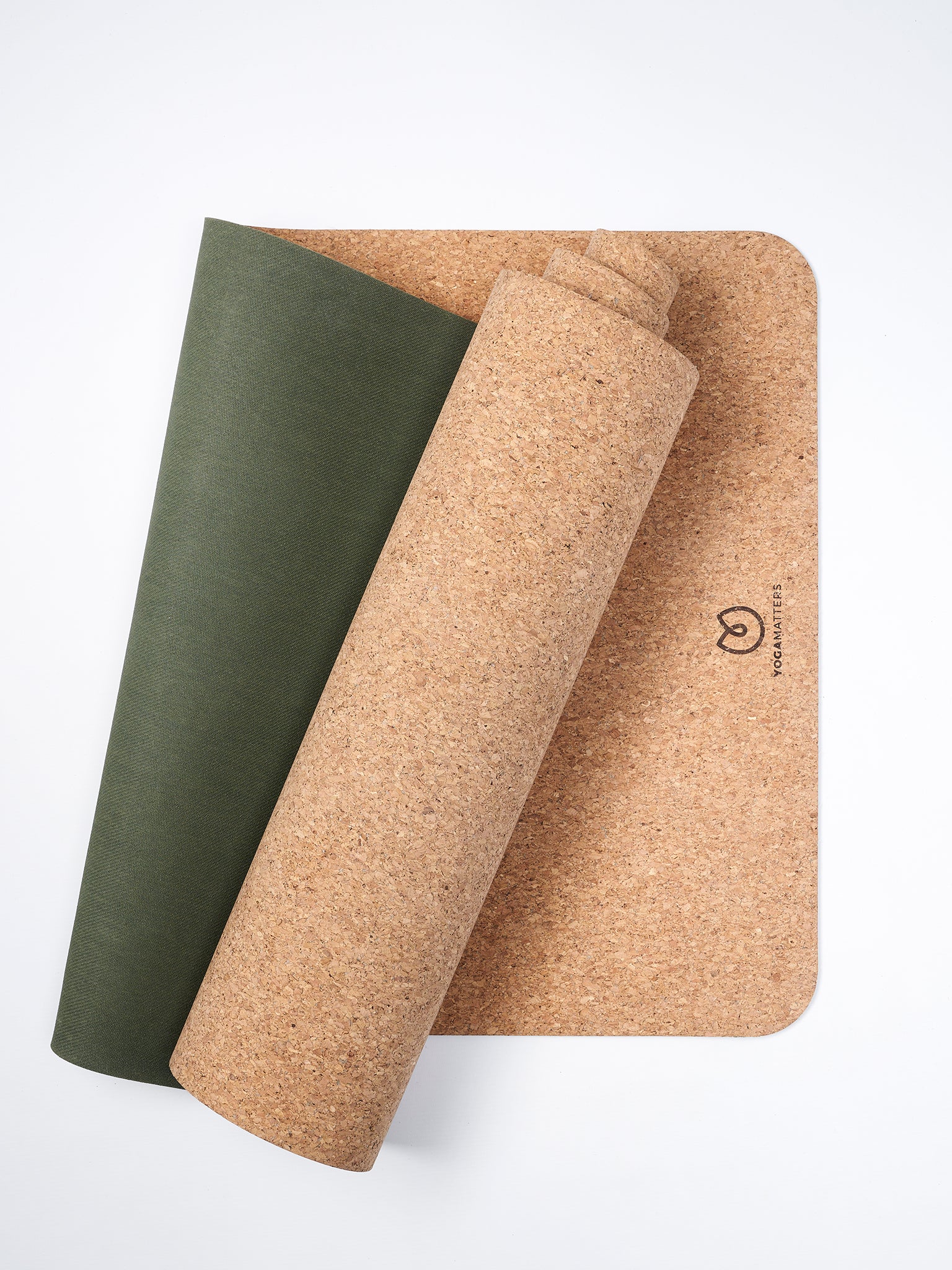Eco Friendly Thick Latex Cork Yoga Mat with EVA