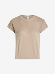 Varley Calloway Boxy Tee - Cashmere Stone