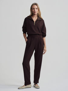 Varley Rolled Cuff Pant 25 - Coffee Bean