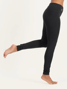 Urban Goddess Tara Pocket Yoga Leggings - Onyx Black