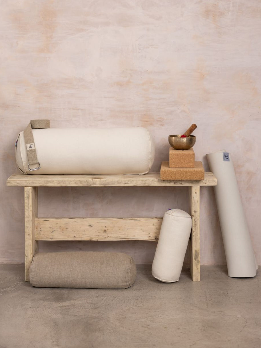 Yogamatters Organic Cotton Chambray Mini Buckwheat Bolster