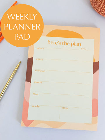 Good Tuesday A5 Weekly Planner Pad - Sunrise