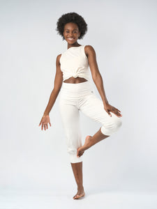 Gossypium Freedom Yoga Vest - Natural