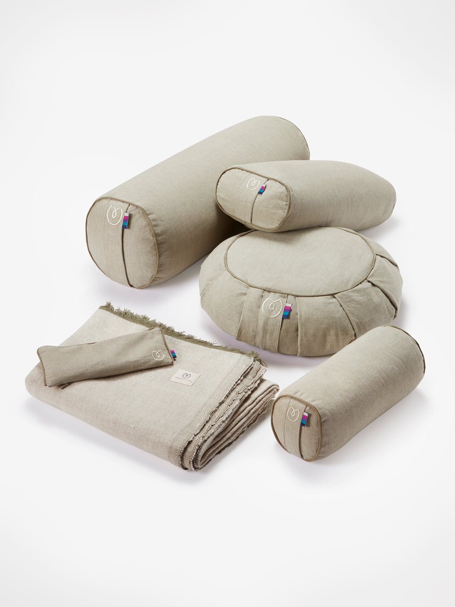 Yogamatters Organic Cotton Small Rectangular Buckwheat Bolster