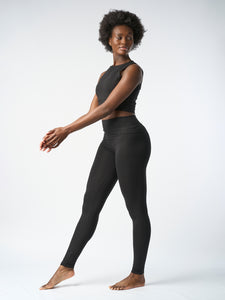 Gossypium Rhythm Yoga Leggings - Black