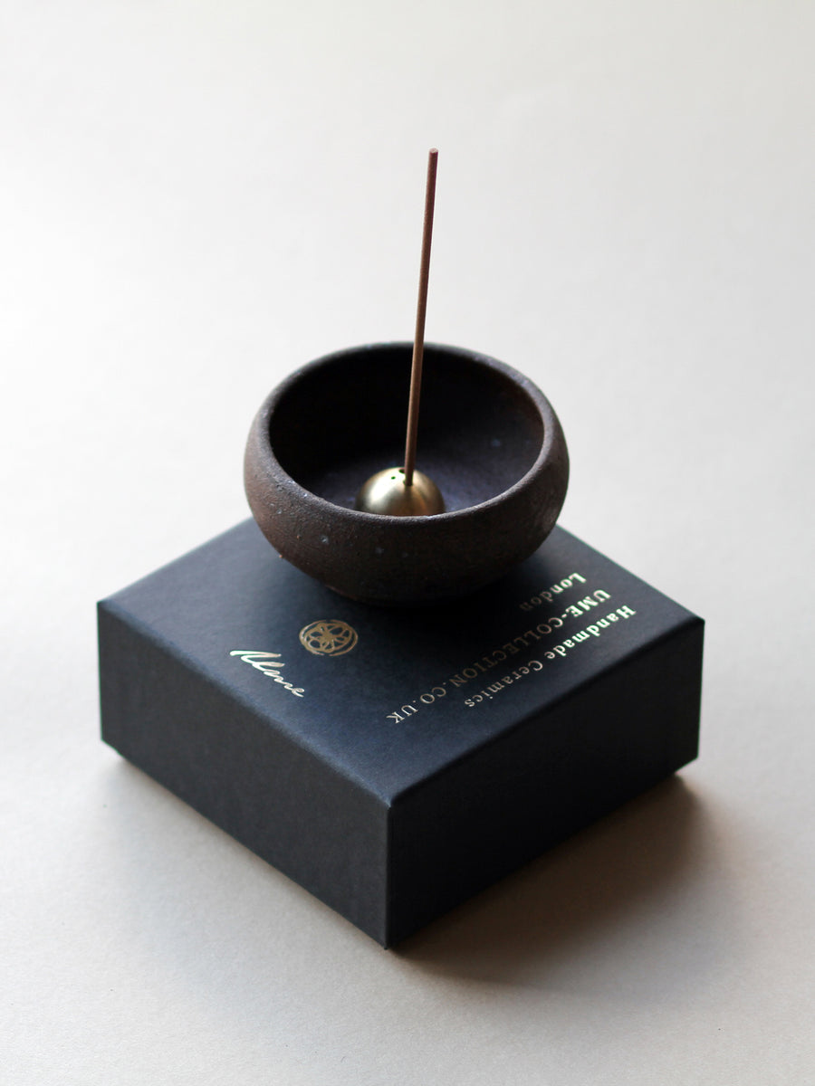 Ume Collection Wabi Sabi Mud Clay Incense Bowl – Yogamatters